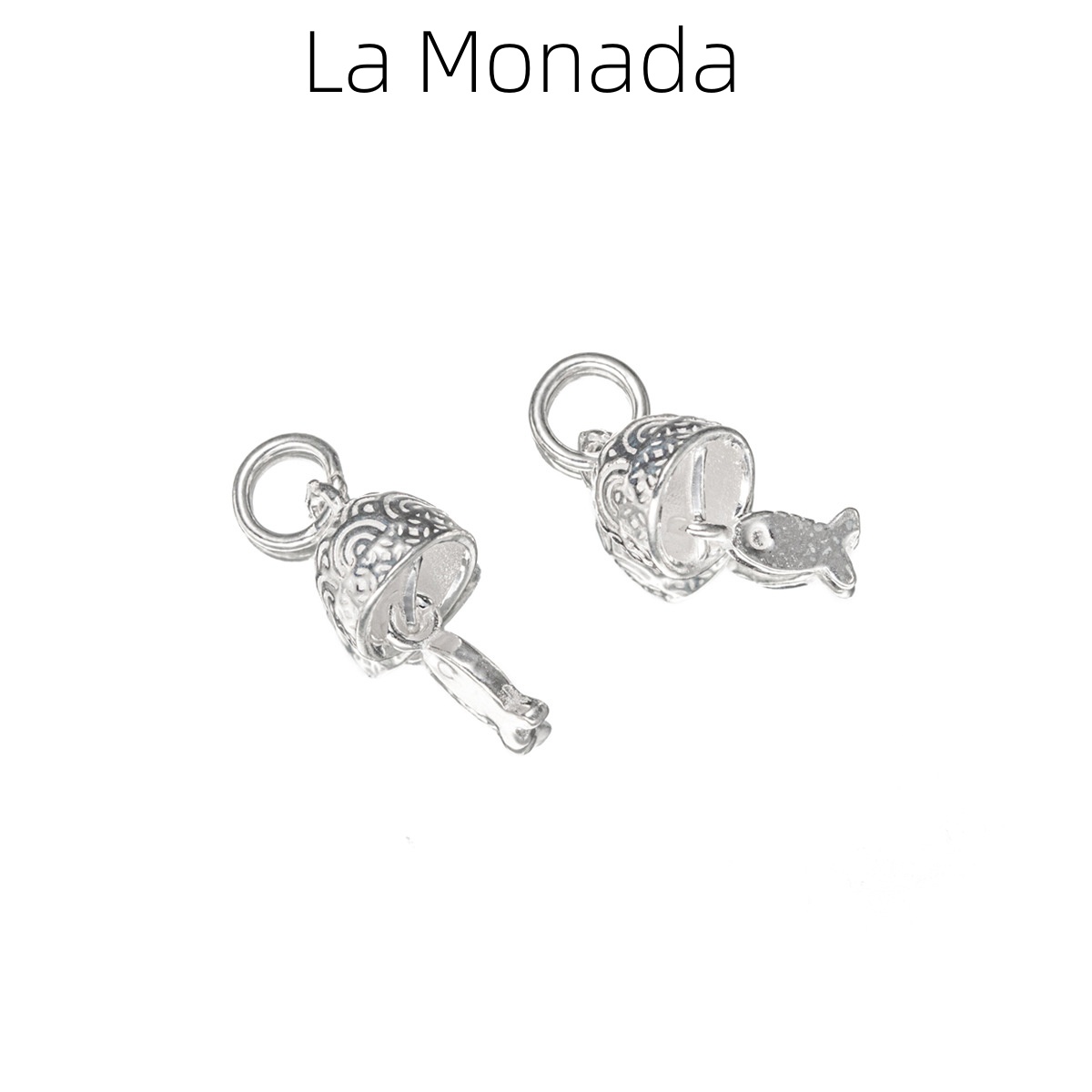 Jewelry Making In La - Pingente de Sino em Prata Esterlina