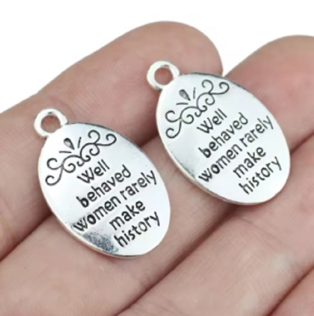 Jewelry Making History - 10 pçs/lote oval antigo banhado a