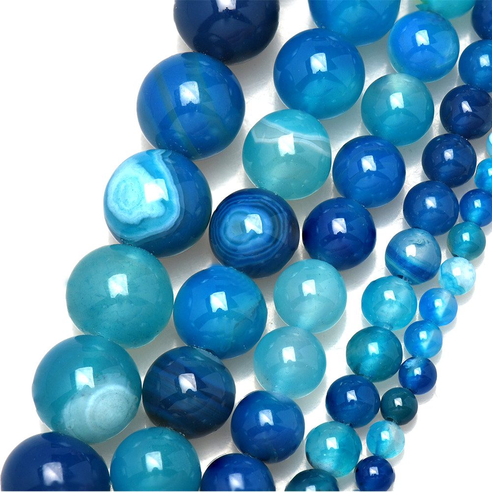 Jewelry Making Gemstones - Pedra natural com faixas de renda