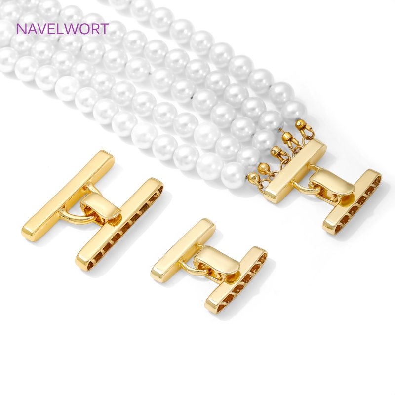 Jewelry Making Bead - Fecho de colar com múltiplas fios,