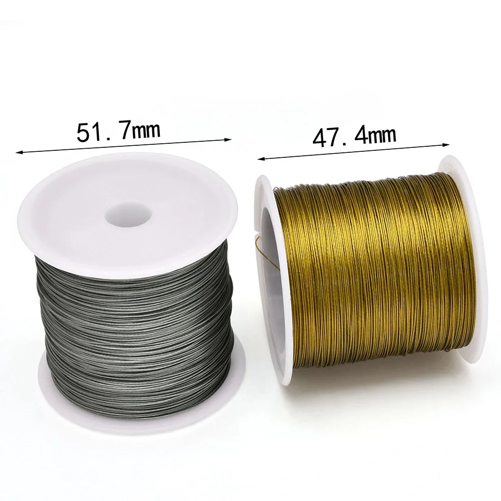 Jewelry Making Yarn - Fio de aço inoxidável de 328