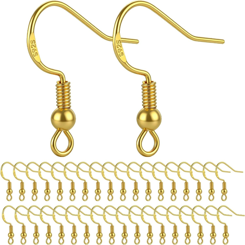 Jewelry Making Yarn - 50 peças de Ganchos para Brincos