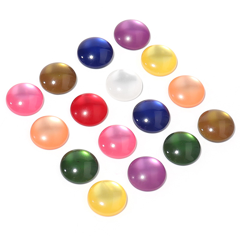 50 peças de Cabochões de Resin - Jewelry Making Gemstones avaliação e preço