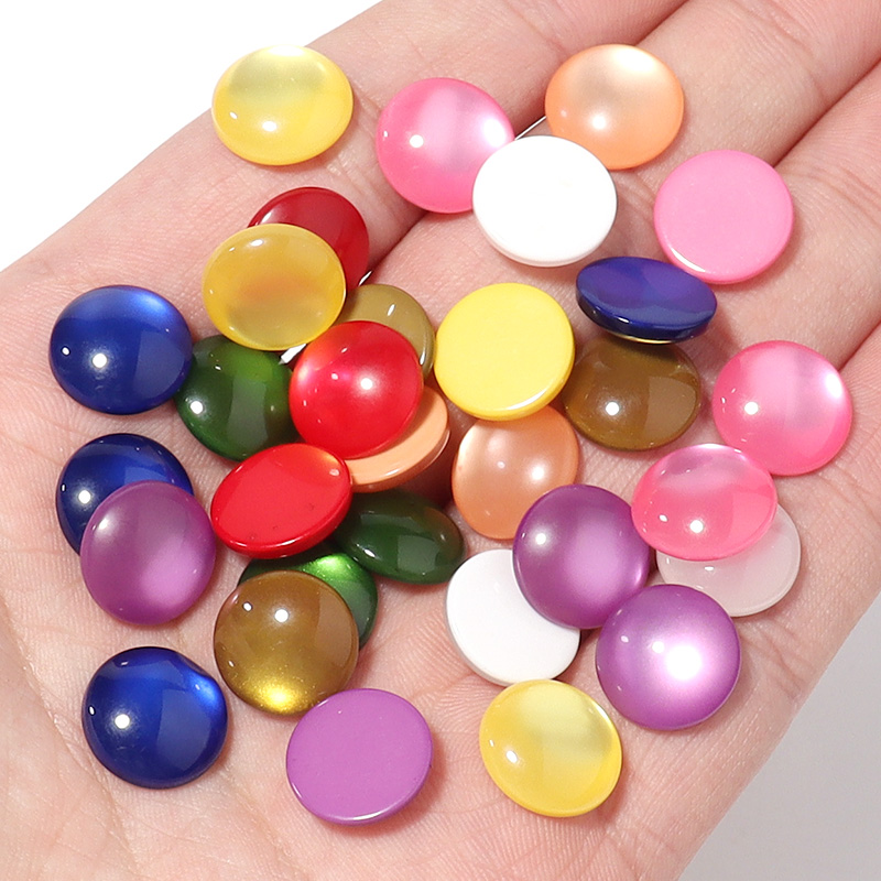 50 peças de Cabochões de Resin - Jewelry Making Gemstones avaliação e preço