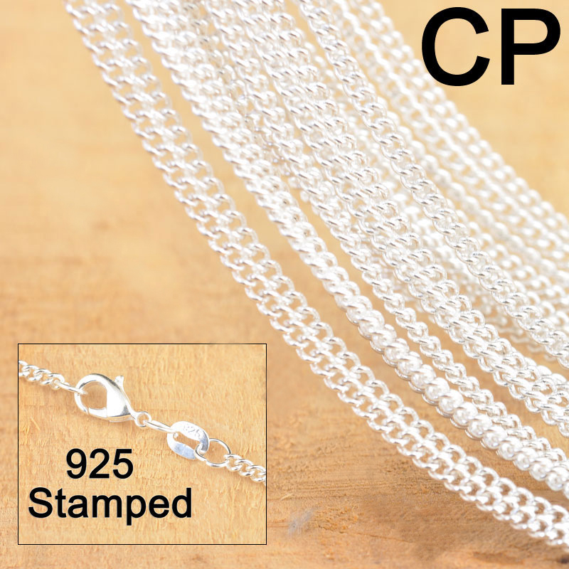 10 pçs venda quente 18 Polegad - Lobster Clasp Silver avaliação e preço