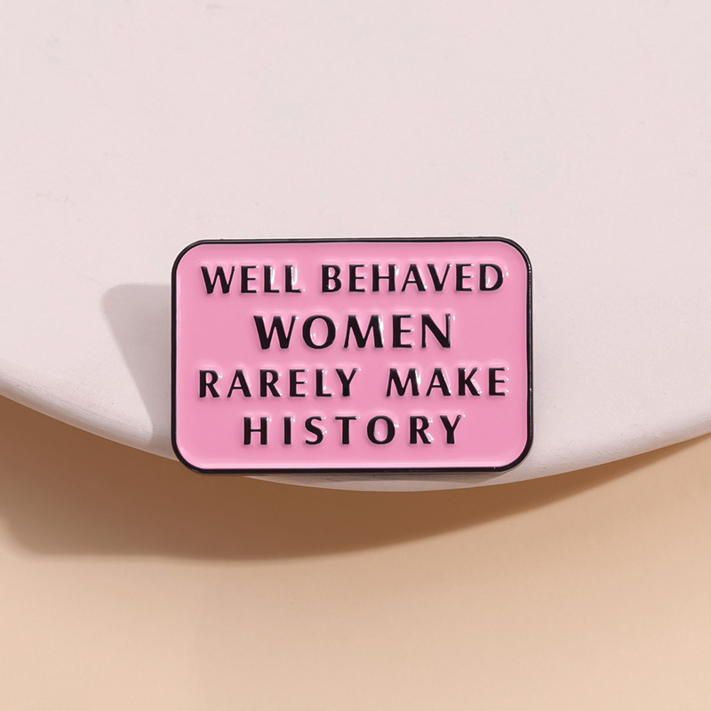 Broches de Esmalte Girl Power  - Jewelry Making History avaliação e preço