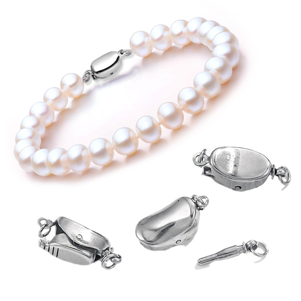 5 pçs titânio aço colar fivela - Jewelry Making Bead avaliação e preço