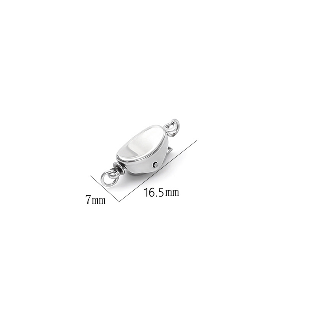 5 pçs titânio aço colar fivela - Jewelry Making Bead avaliação e preço
