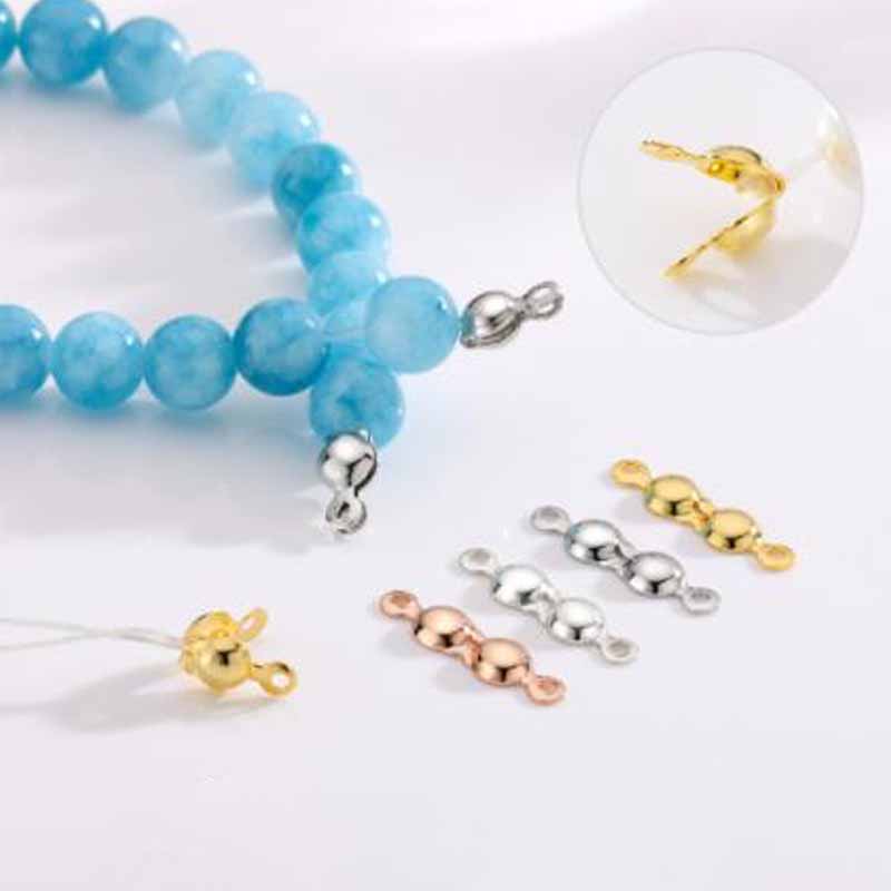 4 peças de Conectores de Crimp - Jewelry Making Bead avaliação e preço