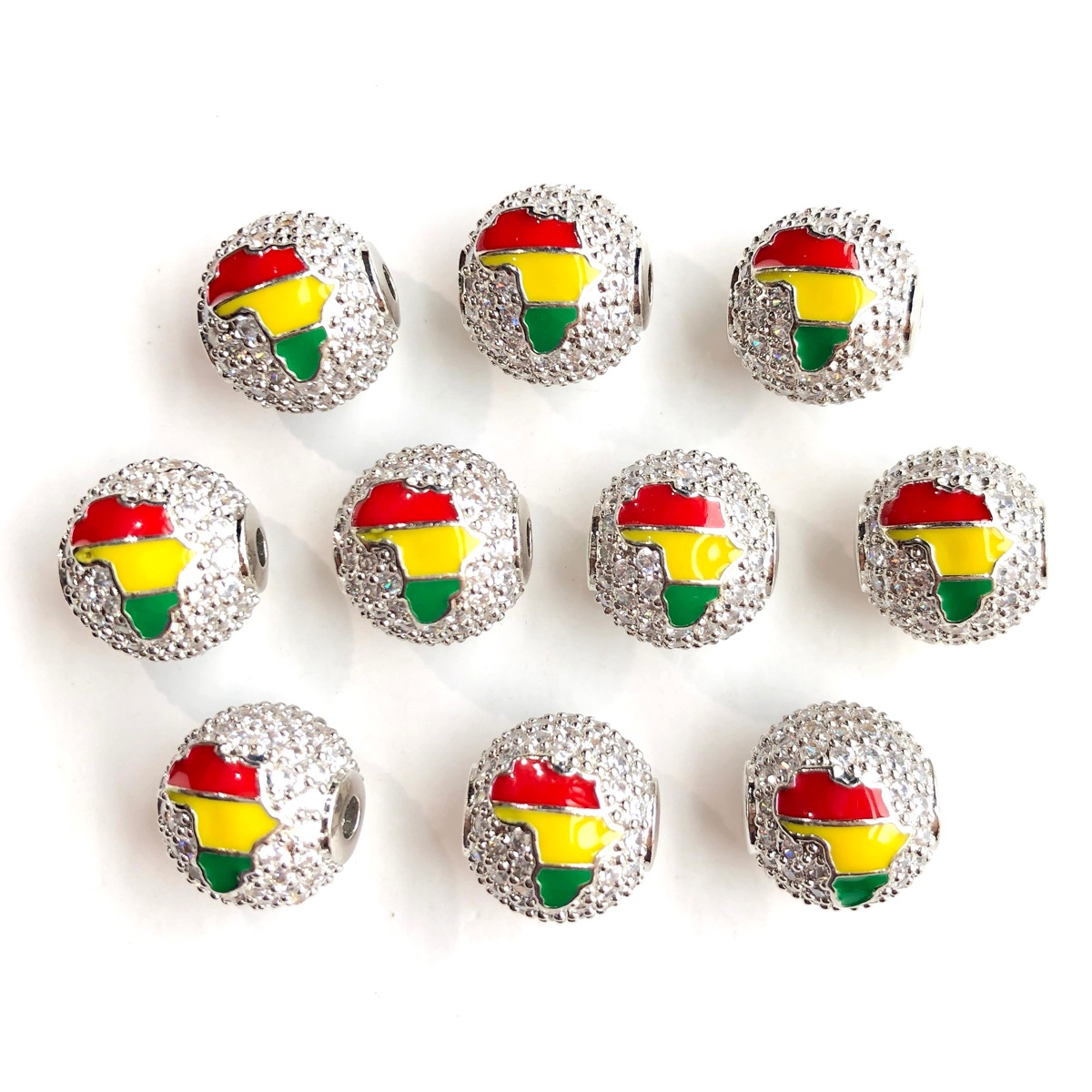 6 peças de contas espaçadoras  - Jewelry Making History avaliação e preço