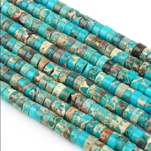 Contas de Turquesa Natural Emp - Jewelry Making Gemstones avaliação e preço