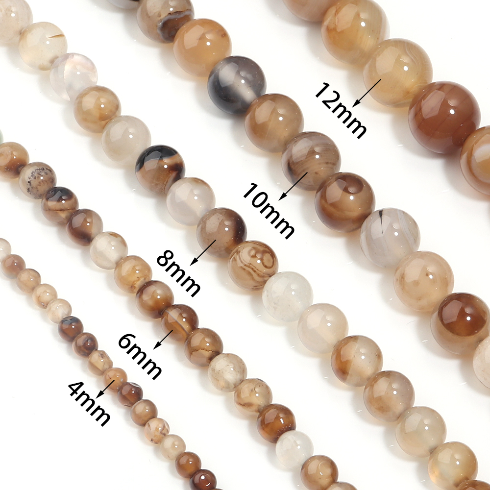 1 fio de contas de pedra de ág - Jewelry Making Gemstones avaliação e preço