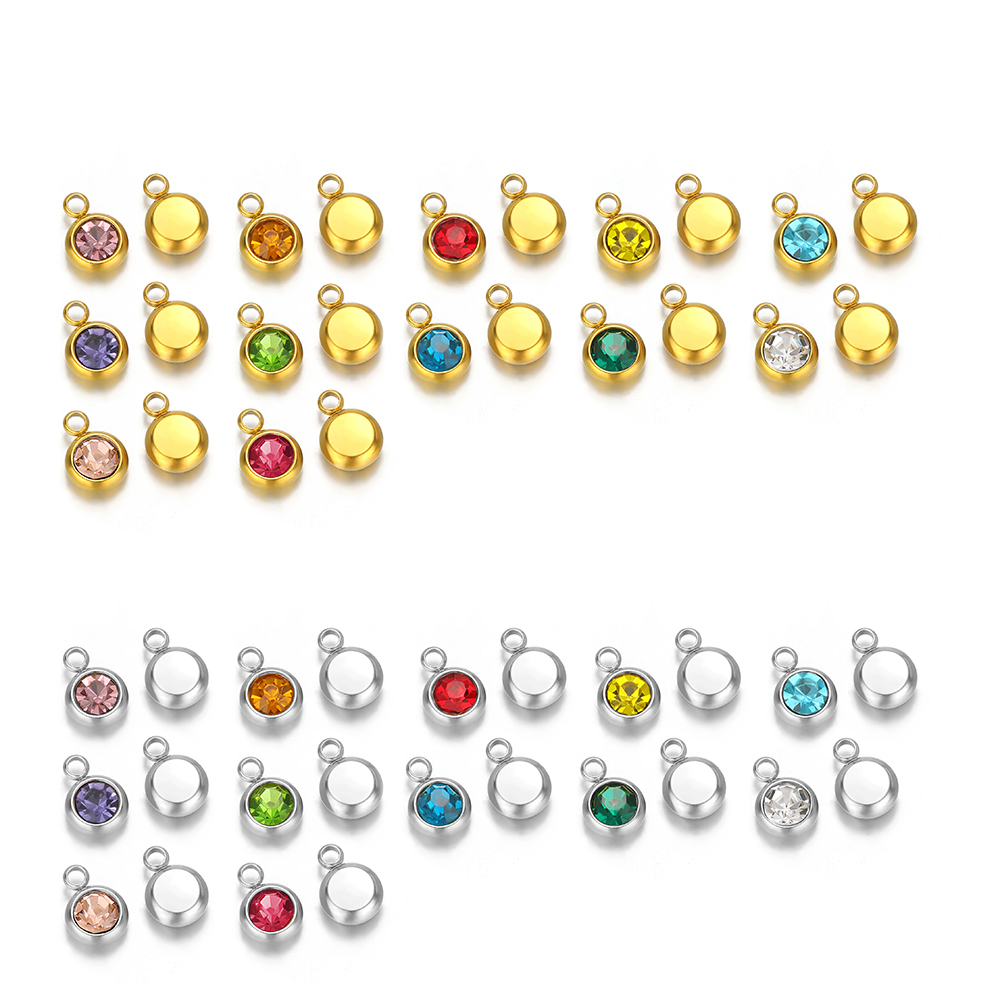 20 pçs zircão contas pingentes - Jewelry Making Gemstones avaliação e preço